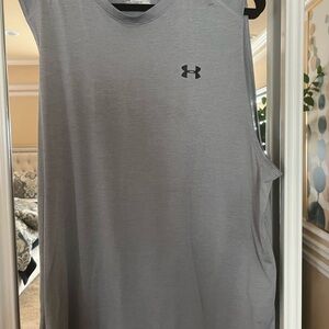 Under Armour Black and Gray HeatGear Shirt